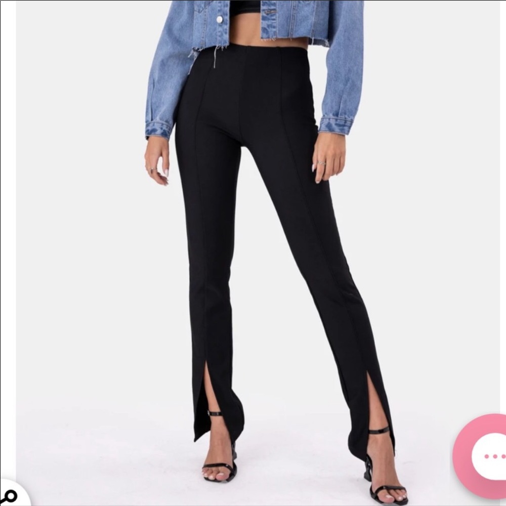 Adika Front-Slit Pants